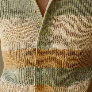 Camisa de manga corta ajustada de tejido sencillo de moda de primavera para hombre