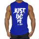 Men's Letter Print Sports Casual Sleeveless T-Shirt