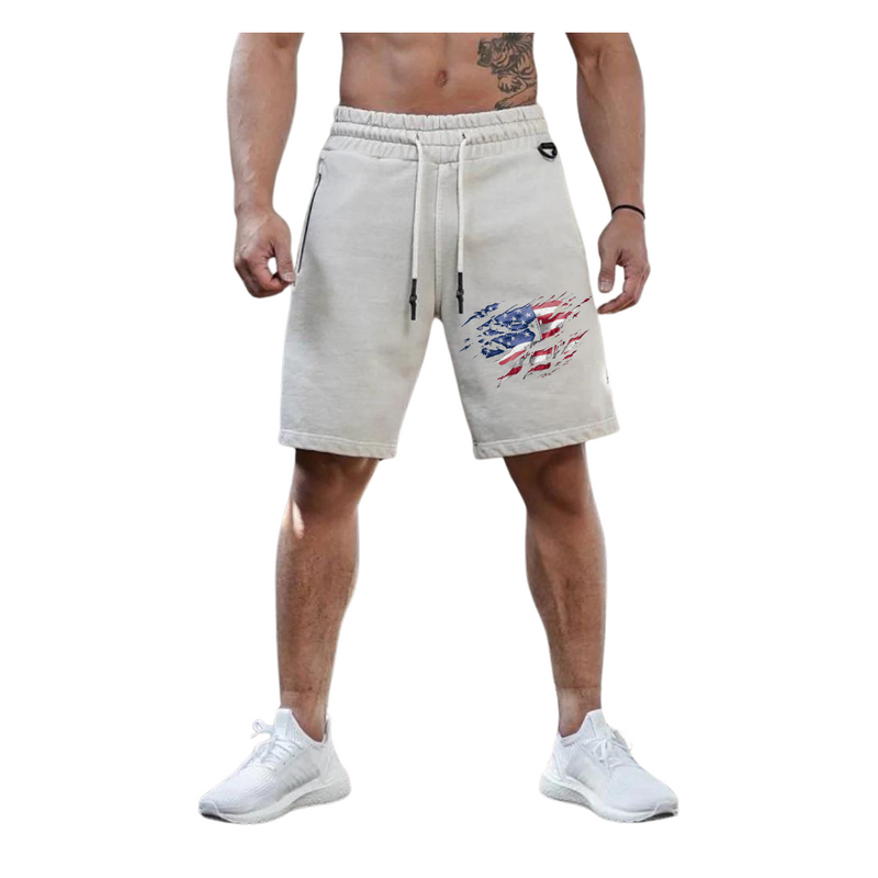 FLY USA FLAG ZIPPER POCKET 11'' INSEAM CARGO SHORTS