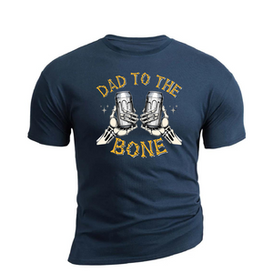 DAD TO THE BONE COTTON GRAPHIC TEE