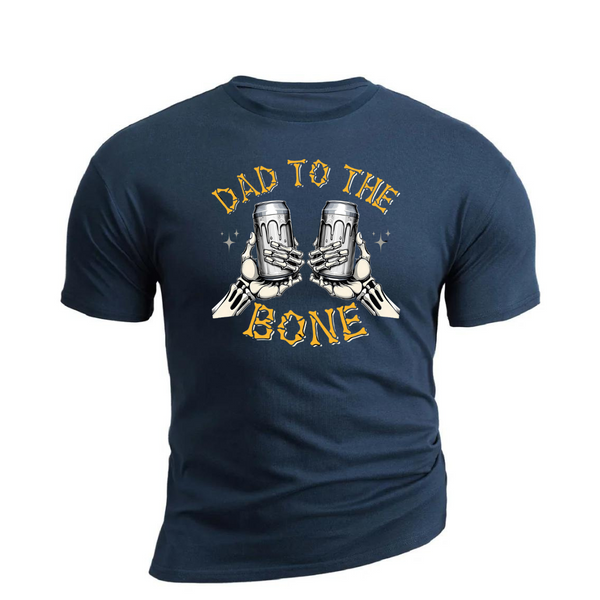 DAD TO THE BONE COTTON GRAPHIC TEE