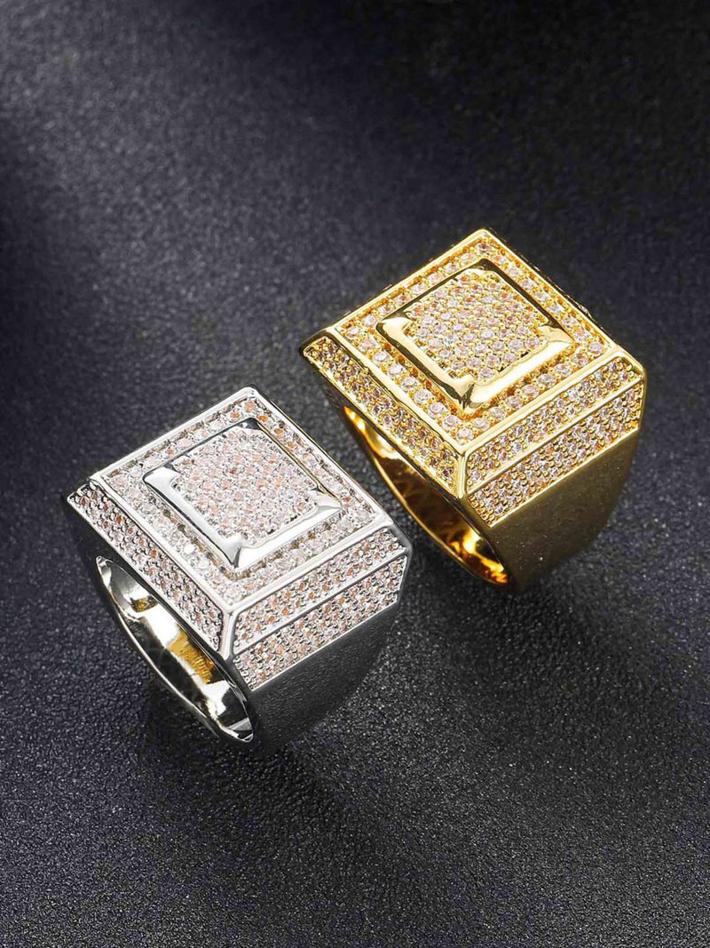 Hip Hop Zirconia Ring