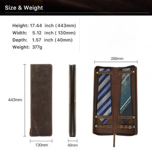 Men's Classic Vintage Portable Tie Storage Bag