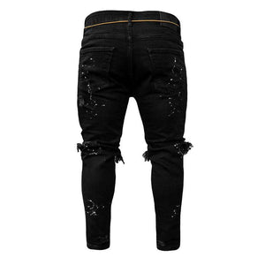 Men's Slim Fit Ripped Skinny Jeans