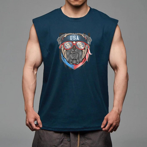 CAMISETA SIN MANGAS DE ALGODÓN ESTADOUNIDENSE QUE ABSORBE LA HUMEDAD