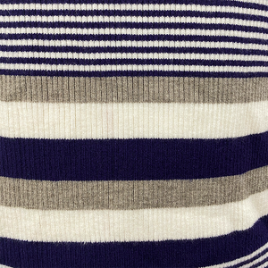 Men's Spring And Summer Casual Horizontal Stripe Knit Short Sleeve T-Shirt