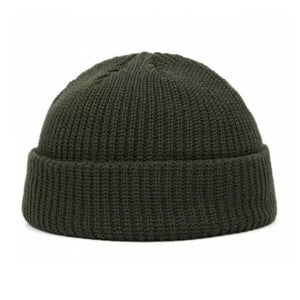 Gorro de lana cálido de punto para exteriores para hombre, para otoño e invierno. 