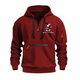 MICK IN THE BOX CASUAL SPORTS MULTI ZIPPER ARM POCKET MEN'S SWEATSHIRT HOODIE