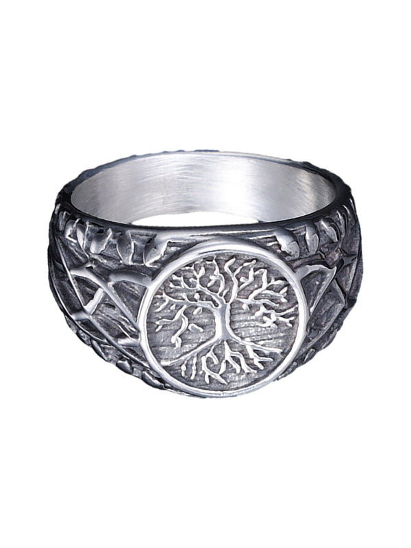 Tree Of Life Vine Stainless Steel Ring