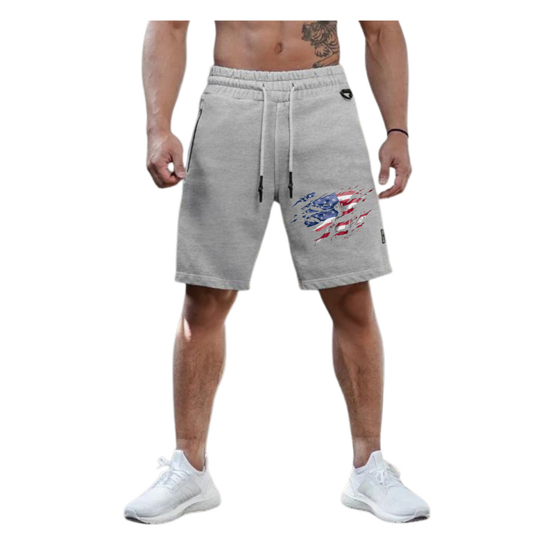 FLY USA FLAG ZIPPER POCKET 11'' INSEAM CARGO SHORTS