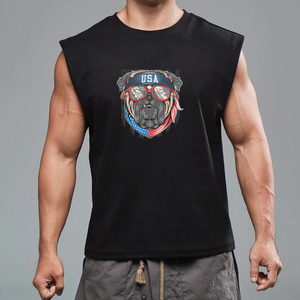 CAMISETA SIN MANGAS DE ALGODÓN ESTADOUNIDENSE QUE ABSORBE LA HUMEDAD