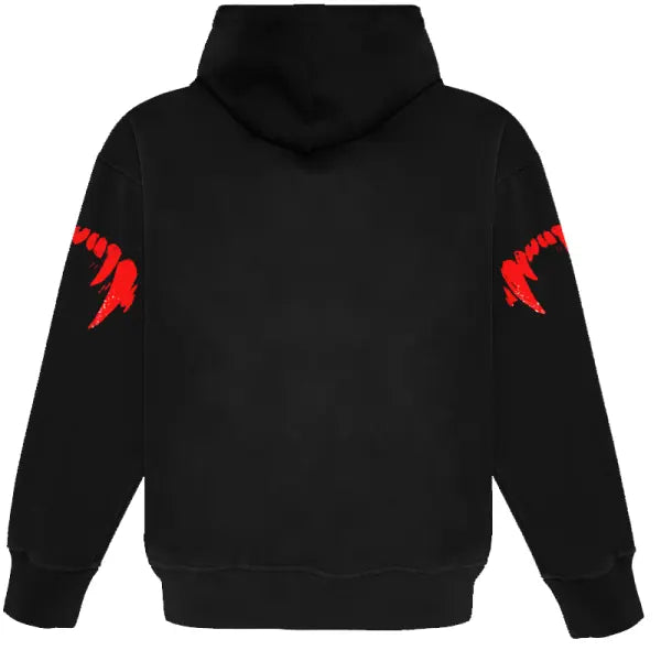 Halloween Problem Solved Men's Bloody Handprint Hoodie