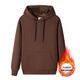 FLEECE THICKENED COTTON HOODIE WITH THICK VELVET FOR WARMTH