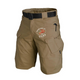 NEVER GIVE UP USA FLAG TACTICAL MULTI POCKETS 11'' INSEAM PERFORMANCE CARGO SHORTS WITH BUCKLE BELT