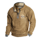 76 Casual stand collar fleece sweatshirt