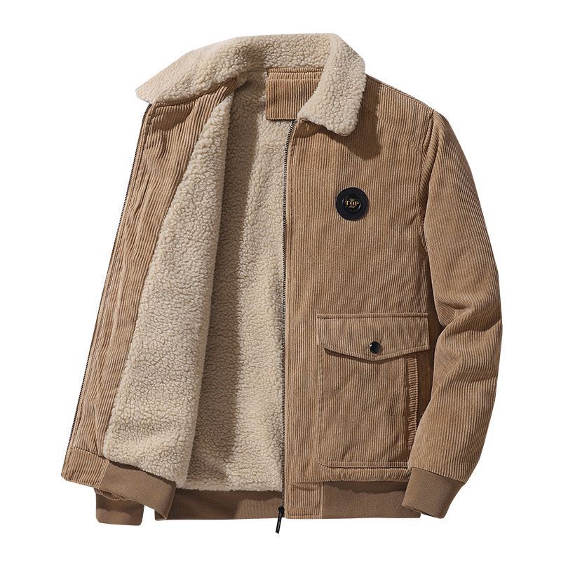 CORDUROY LAMBSKIN JACKET JACKET