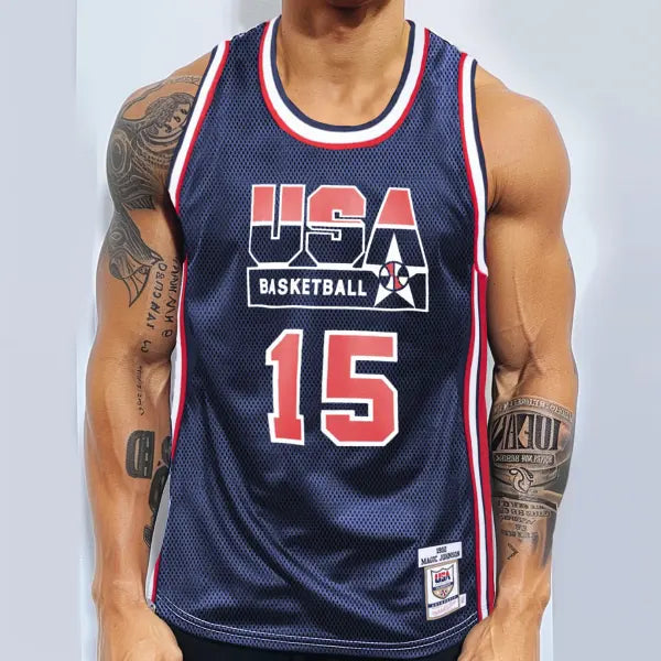 Men's Paris 2024 Team USA Print Summer Daily Vest