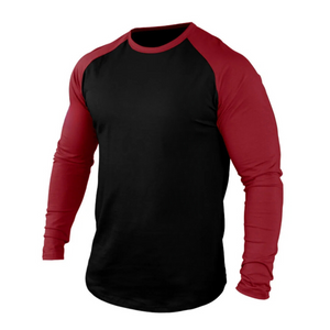 Langarm-T-Shirt mit Raglan-Grafik aus 100 % Baumwolle