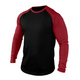 100% COTTON RAGLAN GRAPHIC LONG SLEEVE T-SHIRT