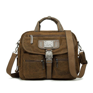Men's Retro Large-capacity Crossbody Portable Canvas Bag