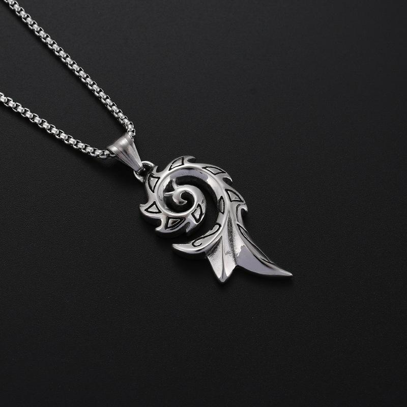 Vintage Casual Flame Necklace
