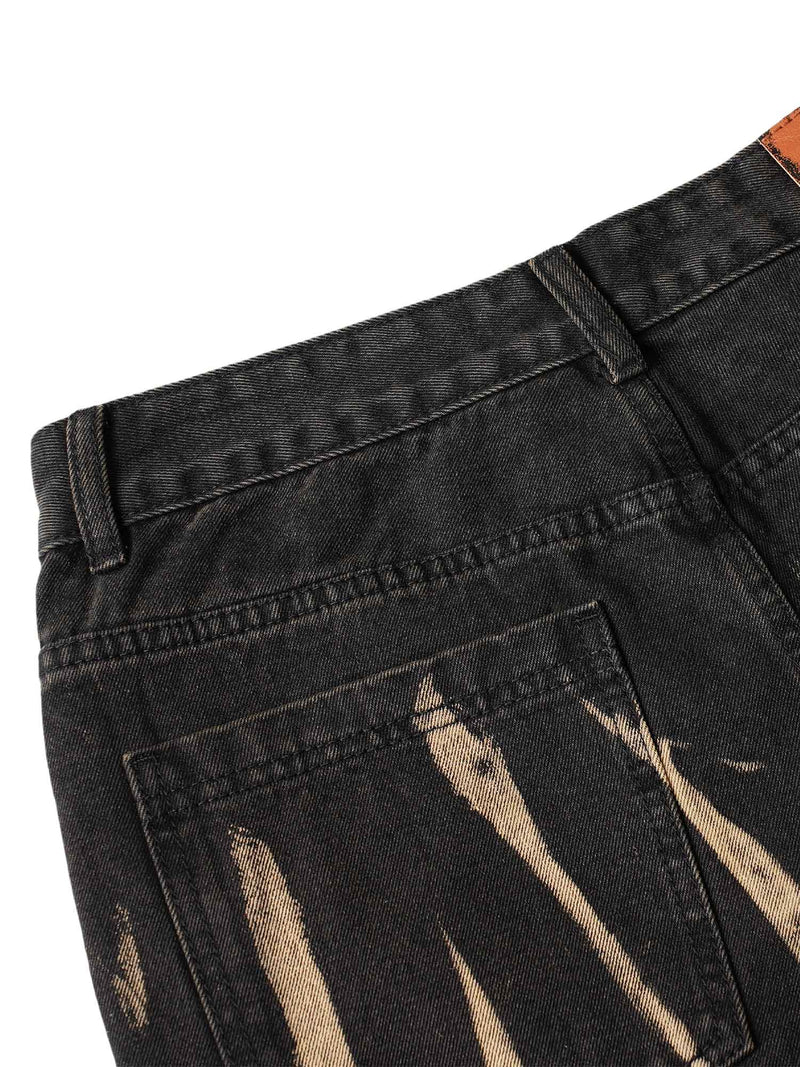 High Street Hip Hop Hand-painted Spray-painted Jeans