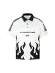 Street Flame Embroidery POLO T-Shirt