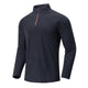 Men's Fleece Stand Collar Warm Pullover Sweatshirt