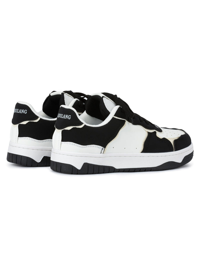 High Street Black And White Board Casual Shoes