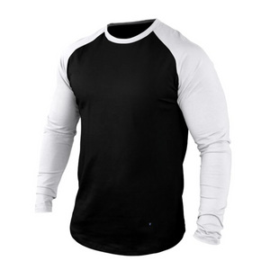 Langarm-T-Shirt mit Raglan-Grafik aus 100 % Baumwolle