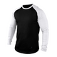 100% COTTON RAGLAN GRAPHIC LONG SLEEVE T-SHIRT