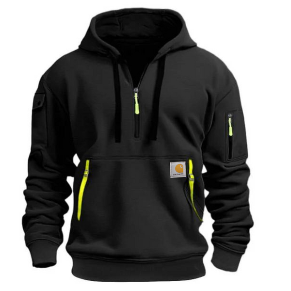 CH ARM POCKET ZIPPER HOODIE