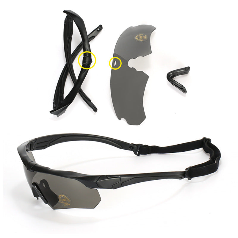 TACTICAL GLASSES POLARIZED ANTI UV SHOOTING GOGGLES