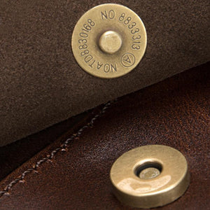 Riñonera y bolso de mensajero clásico de cuero genuino para hombre