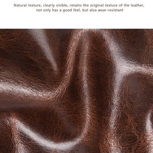 Riñonera y bolso de mensajero clásico de cuero genuino para hombre