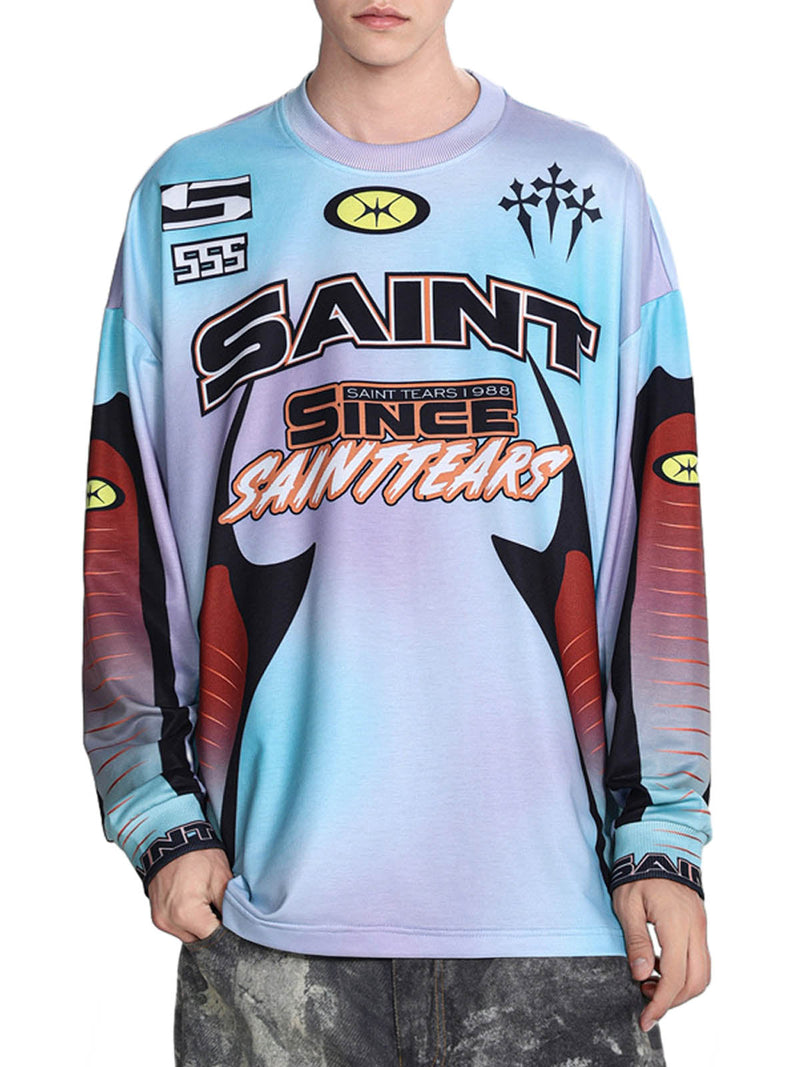 Jersey Tie-Dye Long Sleeves T-shirt