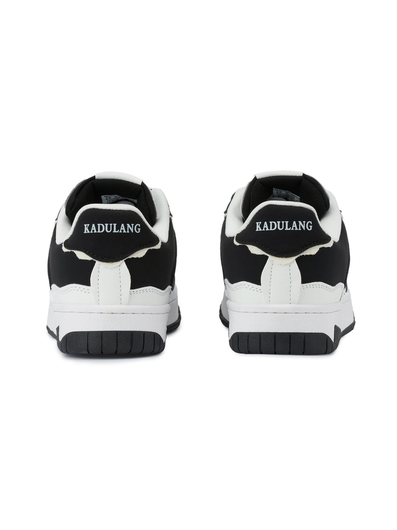 High Street Black And White Board Casual Shoes