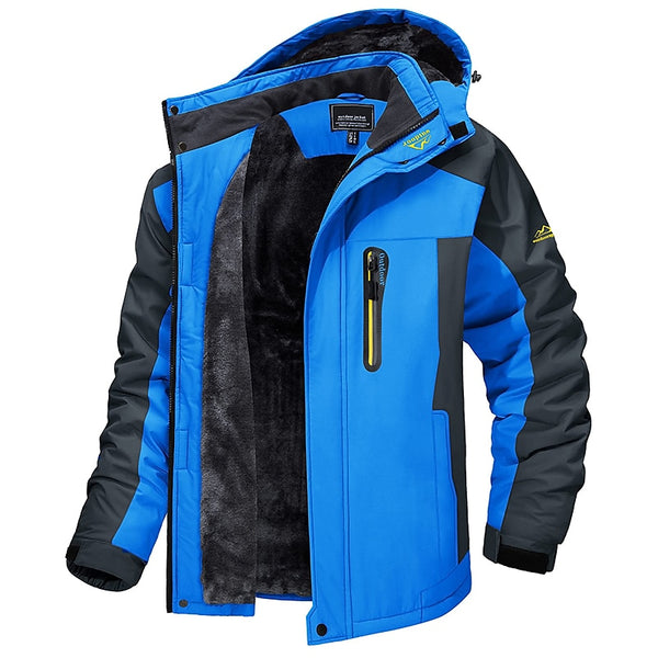 Men's Hoodie Jacket Ski Jacket Hiking Fleece Jacket Winter Outdoor