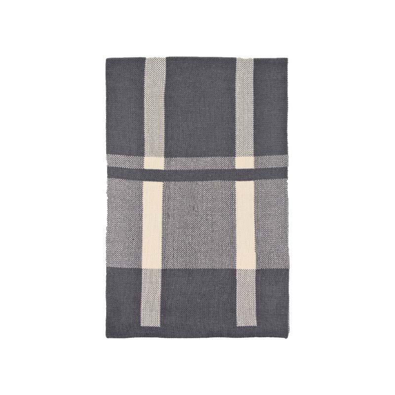 Men's British Style Pattern Knitted Warm Scarf