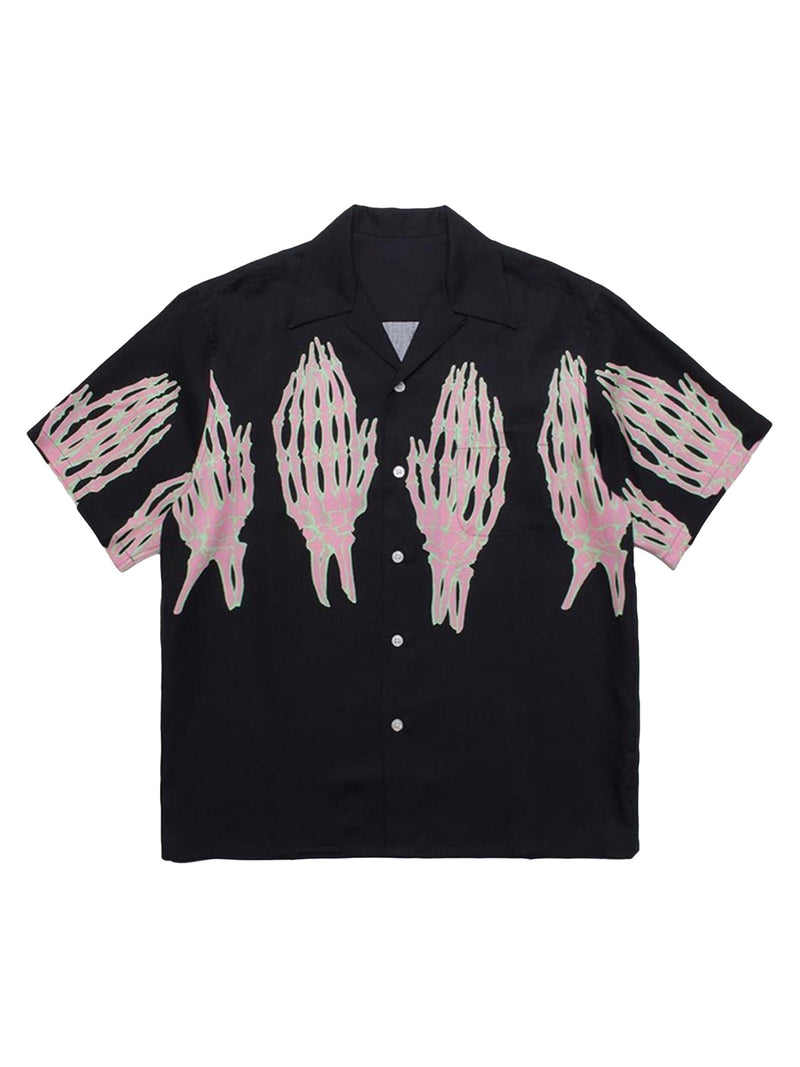 Ghost Hand Ghost Claw Casual Print Shirt