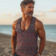 Lässiges Tanktop mit Retro-Print für Herren