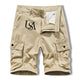 Men's USA letter printing summer all-match casual pants five-point pants multi-pocket overalls shorts