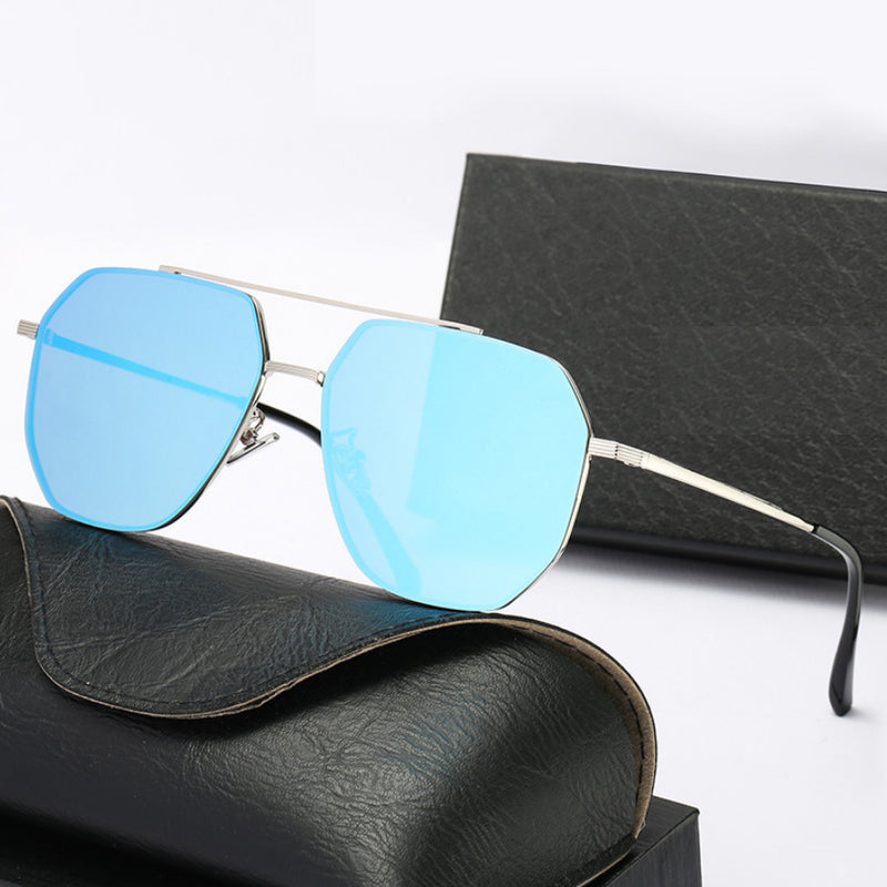 Men's Nylon Polarized Lens Metal Frame Fashion Glasses