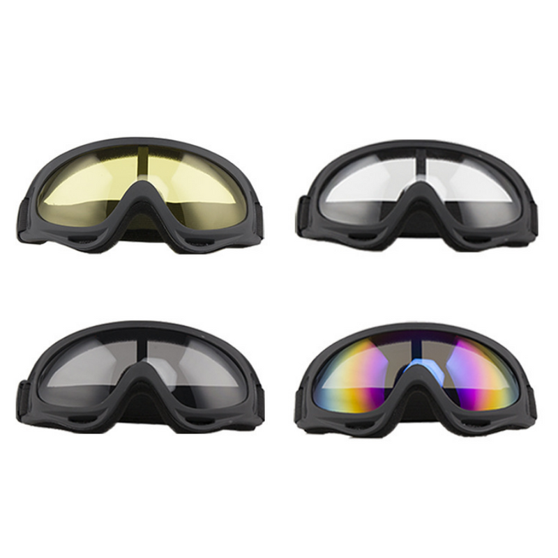 X400 Polarized Lens Outdoor Riding Goggles Motorcycle Sports Goggles Anti-wind and Sand Fan Tactical Equipment