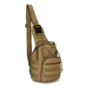 Bolso de hombro de ciclismo para hombre, estilo militar, táctico, de camuflaje, para el pecho, para actividades al aire libre y montañismo.