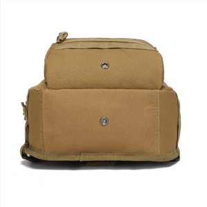 Bolso de hombro de ciclismo para hombre, estilo militar, táctico, de camuflaje, para el pecho, para actividades al aire libre y montañismo.