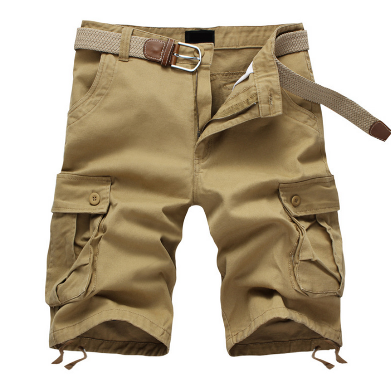 Men's Multi Pocket Cropped Cargo Shorts