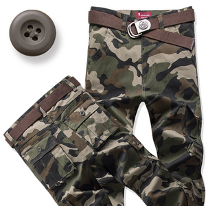 Pantalones cargo duraderos con múltiples bolsillos para hombre