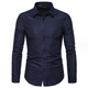 Men's Fashion Casual Business Long Sleeve Shirt