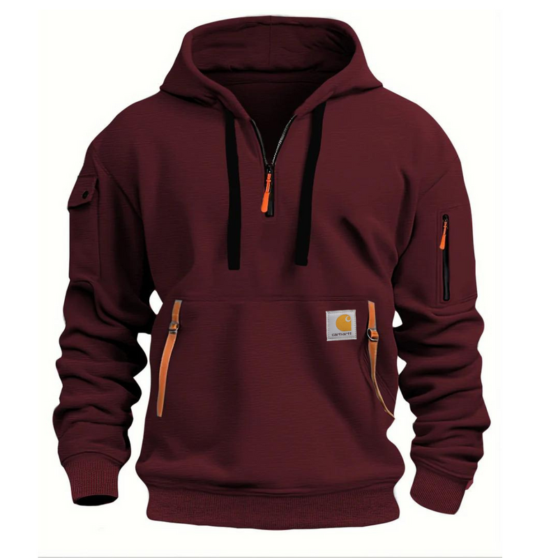 CH ARM POCKET ZIPPER HOODIE